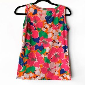 Talbots Floral Sleeveless Top